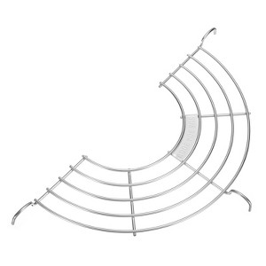 Unique Bargains Stainless Steel Semi-circular Tempura Strainers Oil Drain Rack - 1 of 4