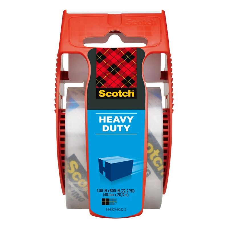 Scotch Heavy Duty Shipping Packaging Tape with Dispenser, 1 of 16