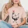 Simply Sage Market Women's Chicken With Bandana Short Sleeve Graphic Tee - 2 of 3