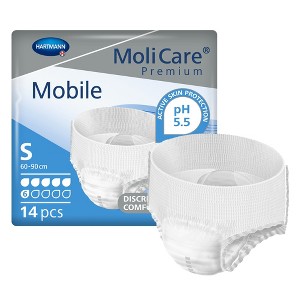 MoliCare Premium Mobile 6D Incontinence Underwear, Unisex, Small - 1 of 2