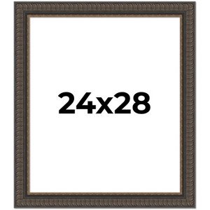 PosterPalooza | Museum Brown Picture Frame - UV Acrylic, Foam Board Backing, Hanging Hardware - 1 of 4
