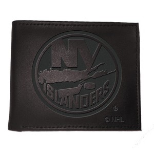 Evergreen NHL New York Islanders Black Leather Bifold Wallet Officially Licensed with Gift Box - 1 of 1