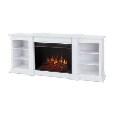 Real Flame Eliot Grand Electric Fireplace Entertainment Center White