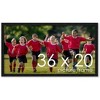 PosterPalooza | Simple Black Picture Frame - UV Acrylic, Backing Board, Hanging Hardware Included - 2 of 4