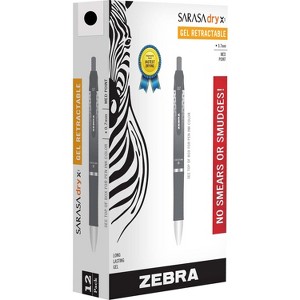 Zebra Pen Rapid Dry Ink Wide-Barrel 12/DZ Black 45610 - 1 of 2