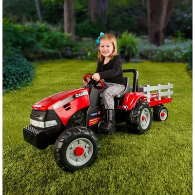 peg perego red tractor