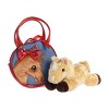 Aurora Fancy Pals 7" Pretty Pony Pet Carrier Brown Stuffed Animal - 4 of 4