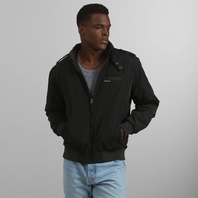 Members Only Men's Iconic Racer Quilted Lining Jacket - Large - Black — фото 2
