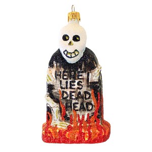 Larry Fraga 5.25 In Graveyard Marker Halloween Tree Ornament , Halloween Ornament Skeleton (1PC) - 1 of 3