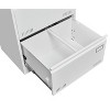NicBex 2 Drawer Lateral File Cabinet with Lock,Under Desk Office Storage File Cabinet for Home Office Letter/Legal/A4/F4 - 4 of 4