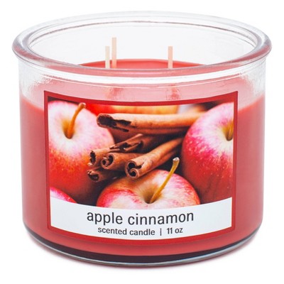 11oz Glass Jar Apple Cinnamon Candle