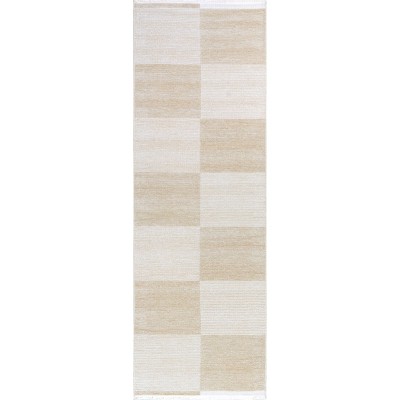 Nuloom Moxie Geometric Reversible Pet Friendly Premium Machine Washable Area Rug