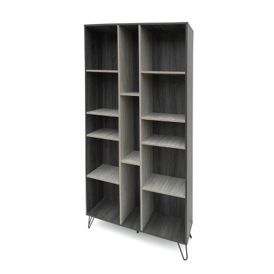 target gray bookshelf