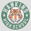 Women's Stranger Things Retro Hawkins High School Tiger Mascot Racerback Tank Top - 2 of 4