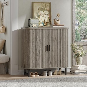 5-Tier Shoe Cabinet Storage for Entryway, Narrow Hidden Shoe Rack - 1 of 4