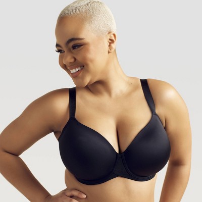 Paramour Marvelous Side Smoother Seamless Bra - Black 38d : Target