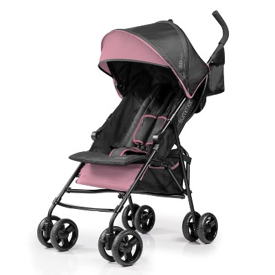 summer infant 3d lite convenience stroller hibiscus pink