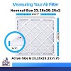 Filter King 23.25x29.25x2 Air Filter | 6-PACK | MERV 8 HVAC Pleated A/C Furnace Filters | MADE IN USA | Actual Size: 23.25 x 29.25 x 1.75" - 2 of 4