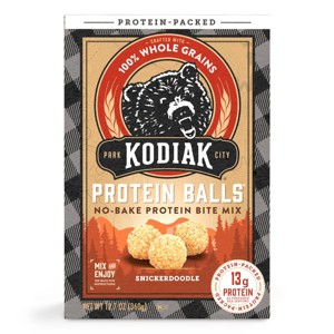 Kodiak Cakes Protein-Packed Snickerdoodle No-Bake Protein Balls Mix - 12.7oz - 1 of 4