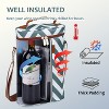 Tirrinia 2 Bottle Wine Tote Carrier, Leakproof & Insulated Padded Versatile Wine Cooler Bag, Wine Gift Bag - 2 of 4