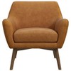 Lounge Chair with Non-Removable Cushions, Solid Wood Frame, and Easy-Clean Design - 4 of 4