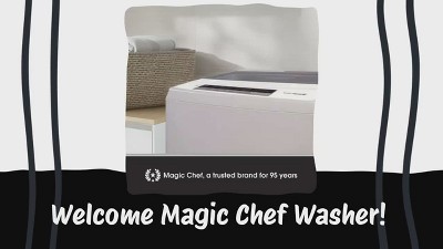Compact White Stainless Steel Top Load Washer for RVs
