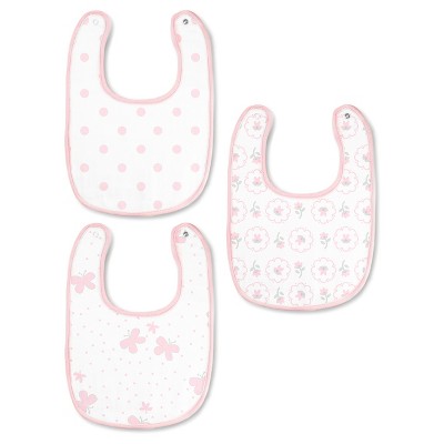 Baby Fanatic Officially Licensed Pink Unisex Cotton Baby Bibs 2 Pack - Nfl New  England Patriots : Target