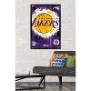 Trends International NBA Los Angeles Lakers - Maximalist Logo 23 Framed Wall Poster Prints - 2 of 4