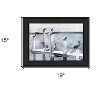 HomeRoots Birds on a Pier Black Framed Print Wall Art - 3 of 4