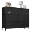 NicBex 2-Drawer Dresser with Fabric Drawers Modern Industrial Closet Storage with Metal Handles and Wooden Top for Bedroom, Living Room, Office - 3 of 4