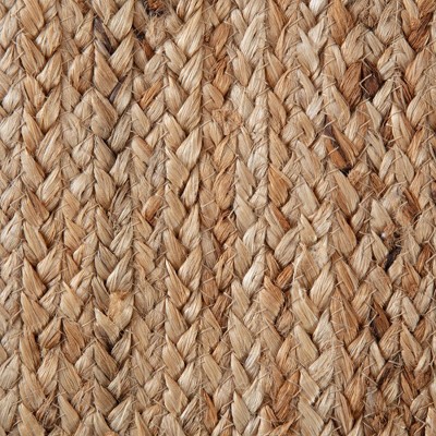 Kerala Natural Jute 8' x 10' Handmade Braided Rug