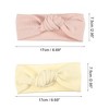 Unique Bargains Girl's Adorable Breathable Stripe Headbands 6.69"x2.95" 2 Pcs - 4 of 4