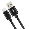 Braided USB-A-USB Type C Fast Charging Data Sync USB-C to USB-A 2.0 Cable - image 3 of 4