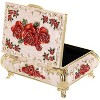 Vintage Metal Jewelry Box Small Treasure Trinket Organizer Earrings Necklace Bracelet Storage Box - 2 of 4