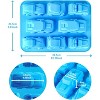 JDICTION 2 Pack Silicone Carton Car Mold Baking Molds Bakeware for Birthday Theme Party, Muffin Cups, Ice Cube, Soap, Wafer, Cake, Bread - 4 of 4