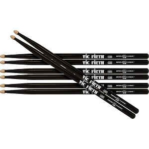 Vic Firth Buy 3 Pairs of Black Drum Sticks, Get 1 Free - 1 of 4