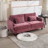 NicBex 69 Inch Loveseat,Modern Chenille Loveseat Sofa with Brown Wood Feets,Upholstered 2-Seater Couch for Living Room - 3 of 4