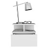 NicBex Floating Nightstand,End Table,Side Table with Drawer and Open Shelf for Bedroom,Living Room - 4 of 4