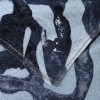 Seakeeper by 1888 Mills Oversized Beach Towel, Blue Bold Palm Print - Cotton and Upcycled Marine Plastic - 4 of 4