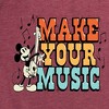 Women's - Disney - Make Your Music Short Sleeve Graphic T-Shirt - 2 of 4