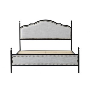 Hylario 56.2" Contemporary Platform Bed with Headboard and Footboard | ARTFUL LIVING DESIGN - 1 of 4