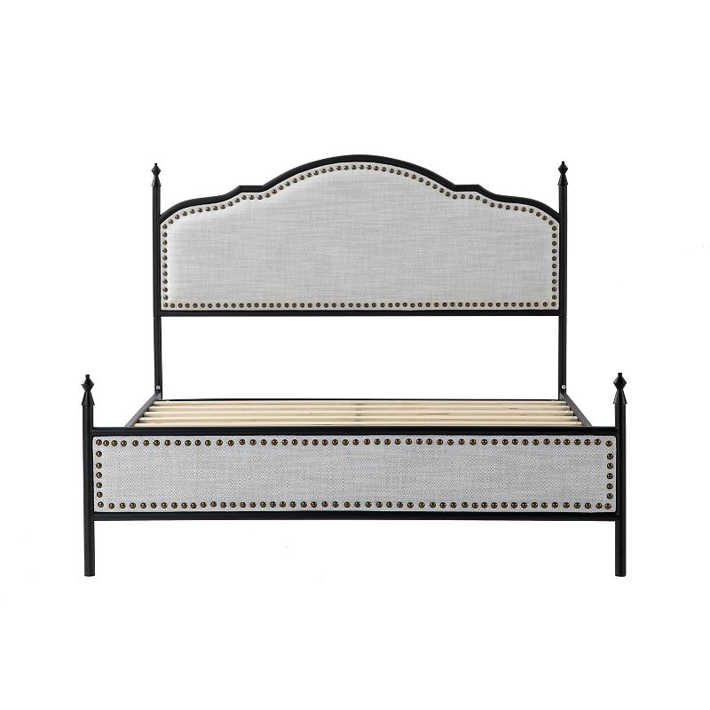 Hylario 56.2" Contemporary Platform Bed with Headboard and Footboard | ARTFUL LIVING DESIGN, 1 of 11