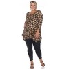 Plus Size Printed Geometric Tunic Top - White Mark - 4 of 4