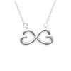 Grandma Greeting Card Sterling Silver Infinity Necklace Womens Ginger Lyne Collection - 4 of 4