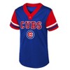 MLB Chicago Cubs Girls' Henley Team Jersey - 2 of 3