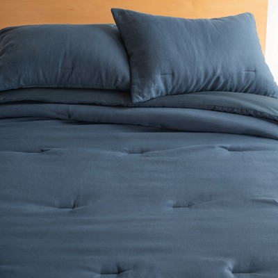 Baltic Blue Twin Cotton Down Alternative Comforter Set