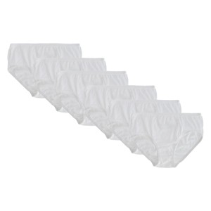 Fruit of the Loom Girl's Eversoft Brief Underwear (6 Pack) - 1 of 4