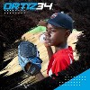 Ortiz34 Homerun Kids Tee Ball Set - David Ortiz 3-in-1 Aluminum Baseball Bat, Baseball & Youth Glove Bundle (Blue) - 2 of 4