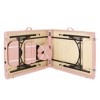 Saloniture Professional Portable Lightweight Bi-Fold Massage Table with Aluminum Legs - 3 of 4