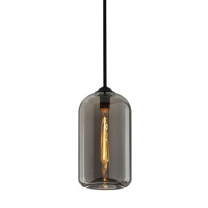 Troy Lighting District 1 - Light Pendant in  Satin Black Smoke Shade - 1 of 1